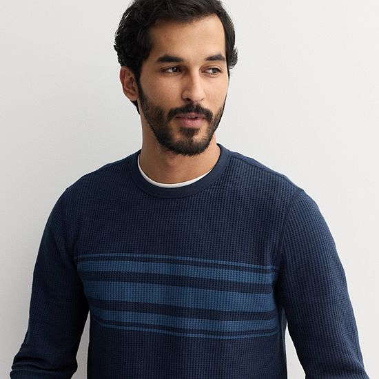  Men's Sonoma Goods For Life® The Essential Long Sleeve Waffle Tee