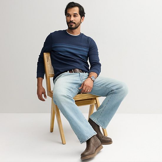  Men's Sonoma Goods For Life® The Essential Long Sleeve Waffle Tee