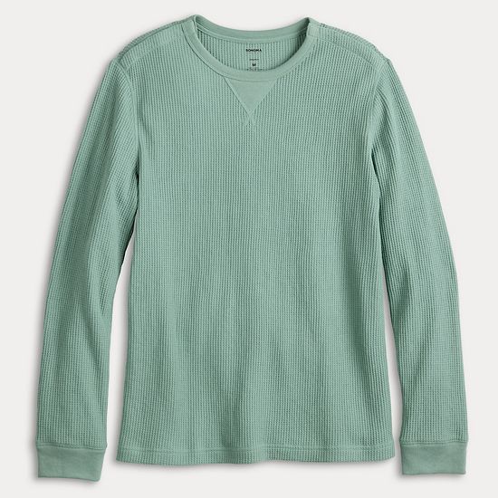  Men's Sonoma Goods For Life® Adaptive Long Sleeve Crewneck Tee