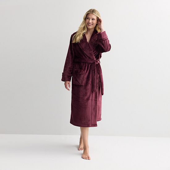 Petite Sonoma Goods For Life® Long Plush Wrap Robe