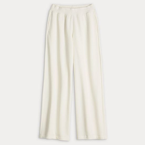 Women's Sonoma Goods For Life® Adaptive Fleece Wide Leg Pants