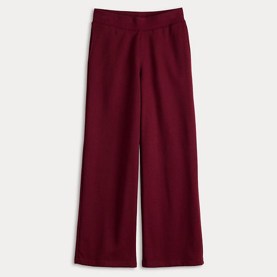  Women's Sonoma Goods For Life® Adaptive Fleece Wide Leg Pants