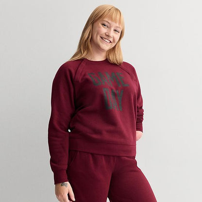  Women's Sonoma Goods For Life® Adaptive Fleece Crewneck Sweatshirt