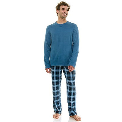  Men's Sonoma Goods For Life® Supersoft Ribbed 2-pc. Pajama Top & Pajama Pant Set