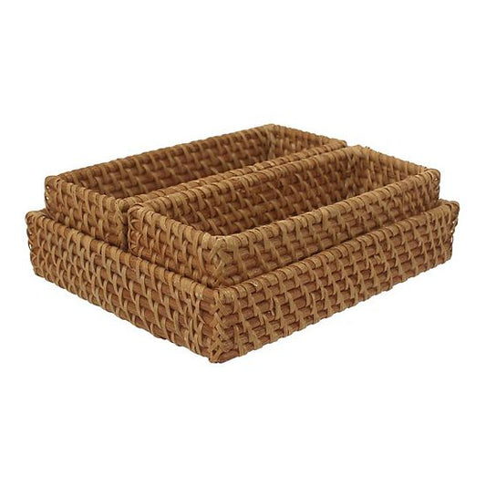  Sonoma Goods For Life® 3-Piece Handwoven Rattan Vanity Set