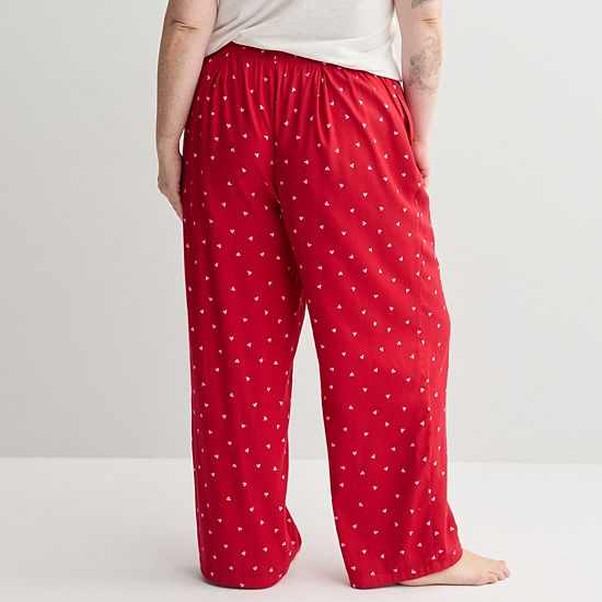  Plus Size Sonoma Goods For Life® Cozy Pajama Pants