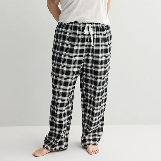  Plus Size Sonoma Goods For Life® Cozy Pajama Pants