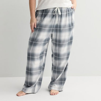  Plus Size Sonoma Goods For Life® Cozy Pajama Pants