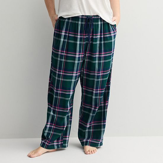  Plus Size Sonoma Goods For Life® Cozy Pajama Pants