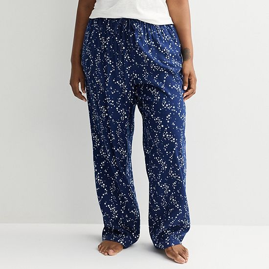  Plus Size Sonoma Goods For Life® Cozy Pajama Pants