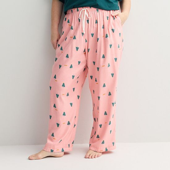  Plus Size Sonoma Goods For Life® Cozy Pajama Pants