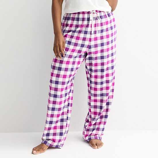  Plus Size Sonoma Goods For Life® Cozy Pajama Pants