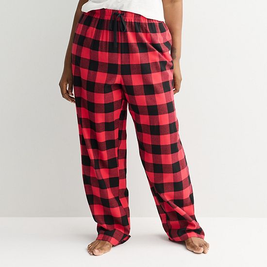  Plus Size Sonoma Goods For Life® Cozy Pajama Pants