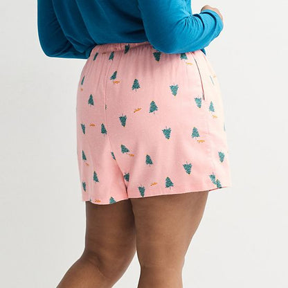  Women's Sonoma Goods For Life® Flannel Pajama Boxer Shorts