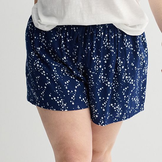  Women's Sonoma Goods For Life® Flannel Pajama Boxer Shorts