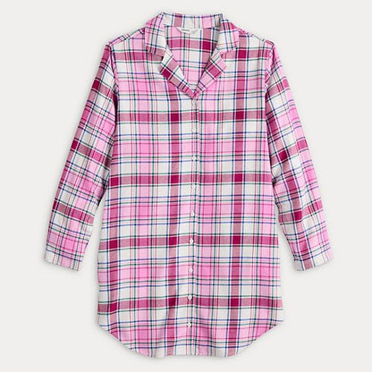  Women's Sonoma Goods For Life® Flannel Boyfriend Sleepshirt