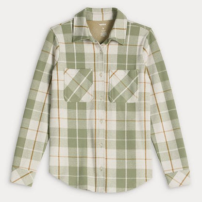  Women's Sonoma Goods For Life® Knit Plaid Shirt