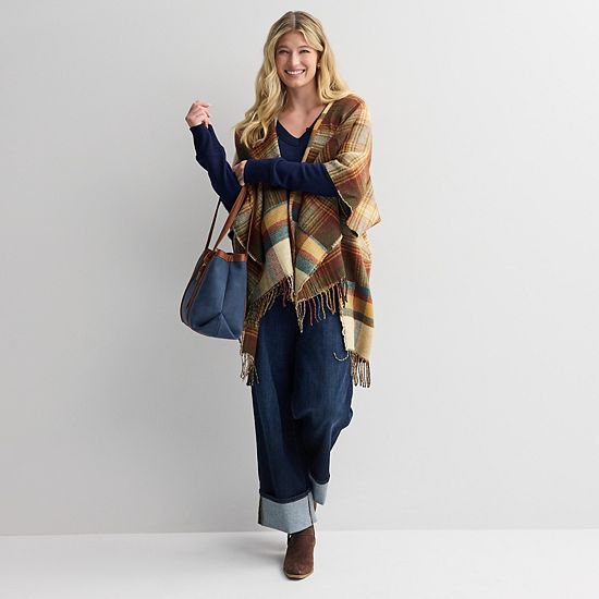  Women's Sonoma Goods For Life® Relaxed Fleece V-Neck Sweatshirt