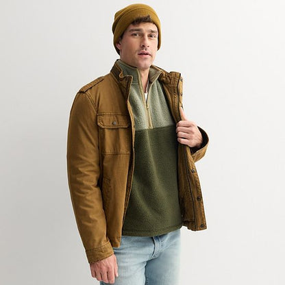 Men's Sonoma Goods For Life® Arctic Fleece Half-Zip Pullover
