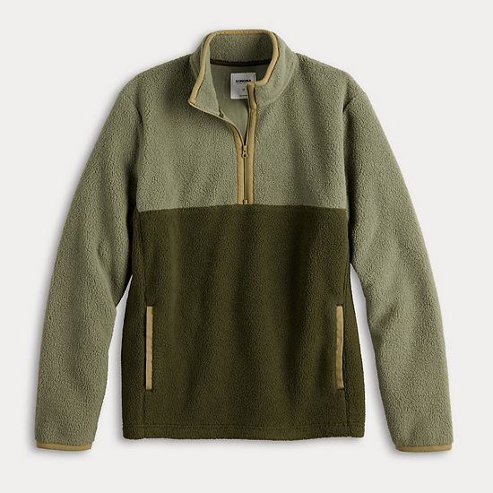  Men's Sonoma Goods For Life® Arctic Fleece Half-Zip Pullover
