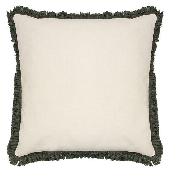  Sonoma Goods For Life® Faux Linen Fringe Throw Pillow