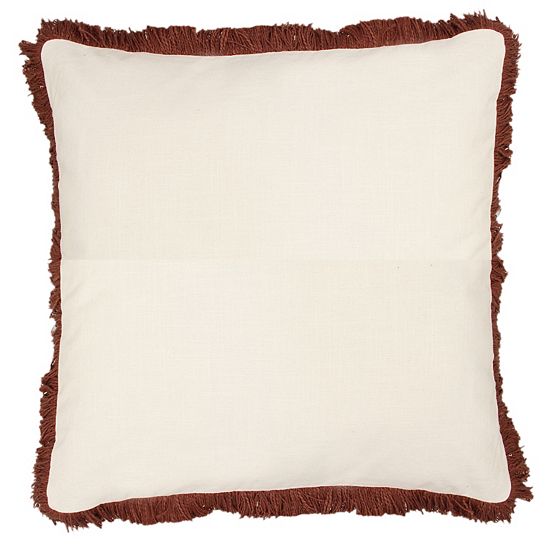  Sonoma Goods For Life® Faux Linen Fringe Throw Pillow
