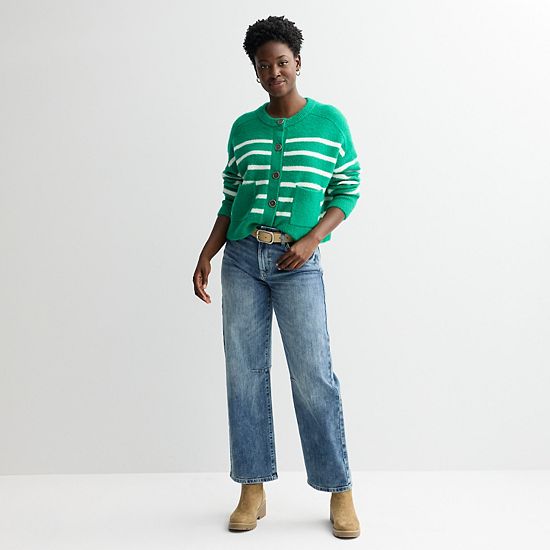  Women's Sonoma Goods For Life® Darted Barrel Jeans