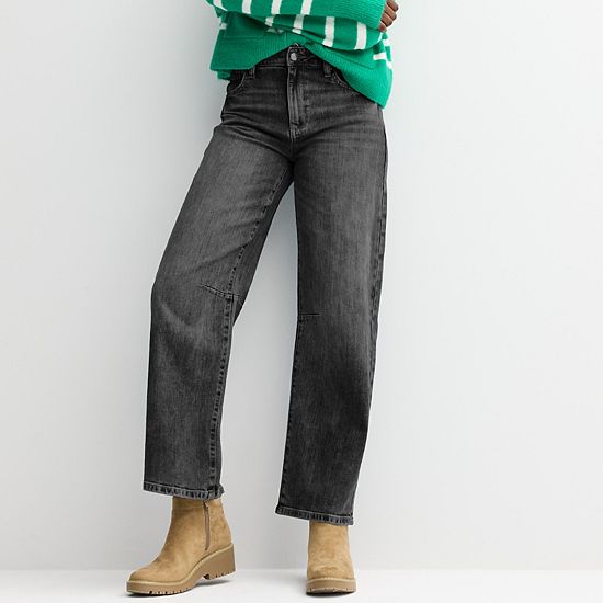  Women's Sonoma Goods For Life® Darted Barrel Jeans