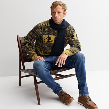  Men's Sonoma Goods For Life® Fairisle Patchwork Crew