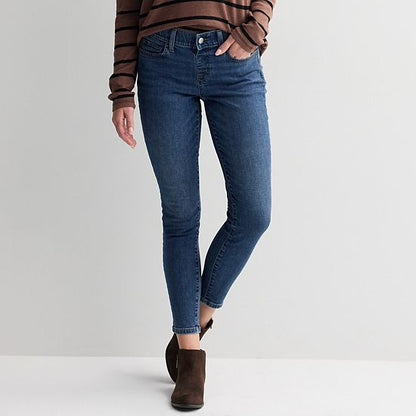  Women's Sonoma Goods For Life® Mid Rise Pull On Skinny Jeans