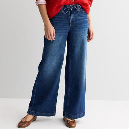 Women's Sonoma Goods For Life® Relaxed Mid Rise Wide Leg Jeans