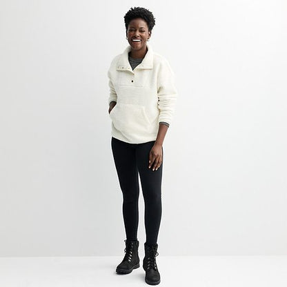  Women's Sonoma Goods For Life® Faux Shearling Pullover