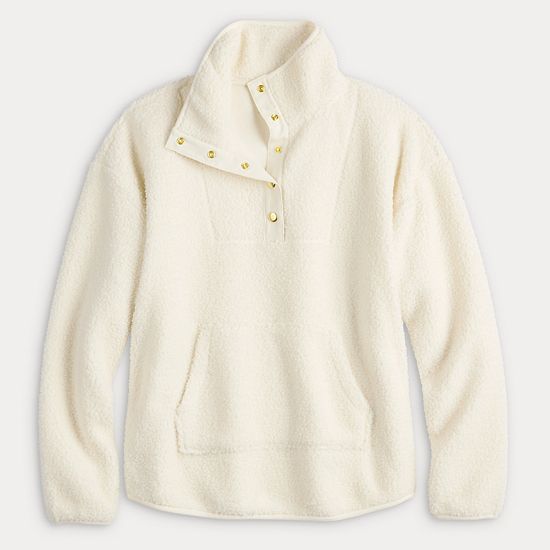  Women's Sonoma Goods For Life® Faux Shearling Pullover