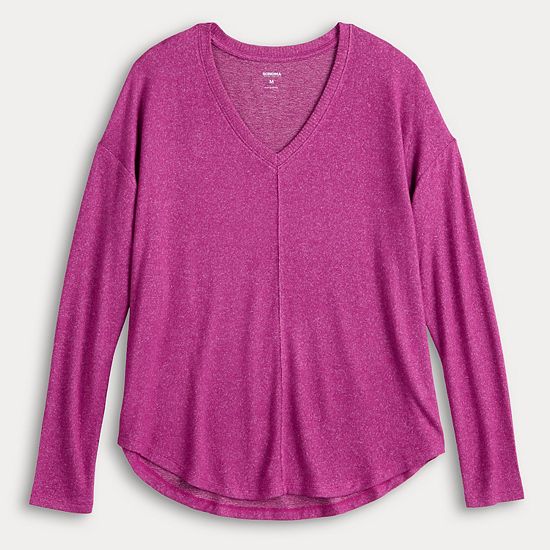  Women's Sonoma Goods For Life® Cozy V-Neck Tunic Tee