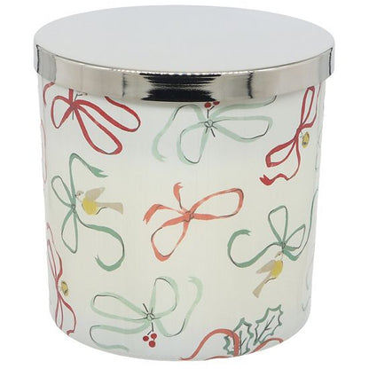  Sonoma Goods For Life® 12-oz. Holiday Bows Decal Candle