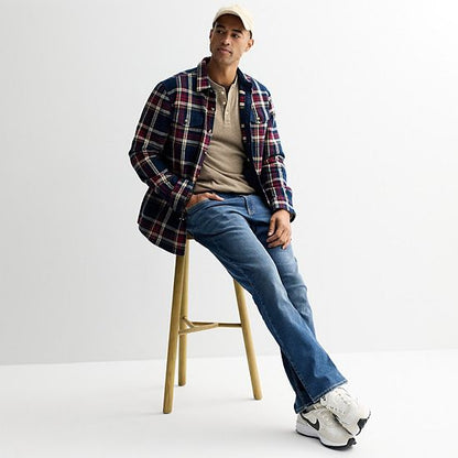  Men's Sonoma Goods For Life® Supersoft Double-Knit Henley Top
