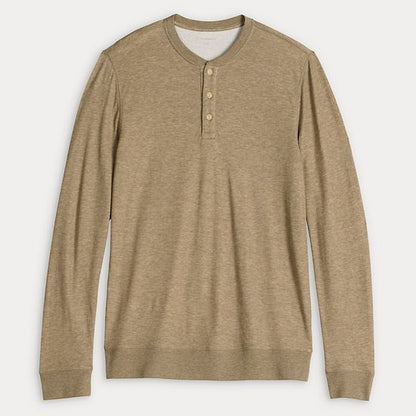  Men's Sonoma Goods For Life® Supersoft Double-Knit Henley Top