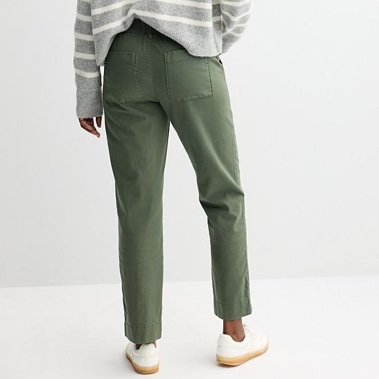  Women's Sonoma Goods For Life® Utility Straight-Leg Pants