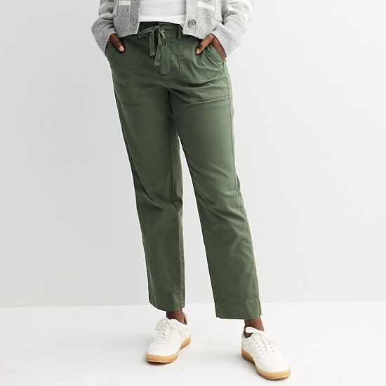  Women's Sonoma Goods For Life® Utility Straight-Leg Pants
