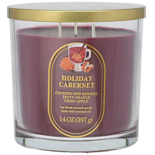  Sonoma Goods For Life® Holiday Cabernet 14-oz. Soy Blend Scented Candle
