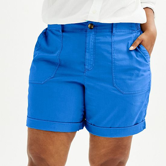  Plus Size Sonoma Goods For Life® Utility Bermuda Shorts