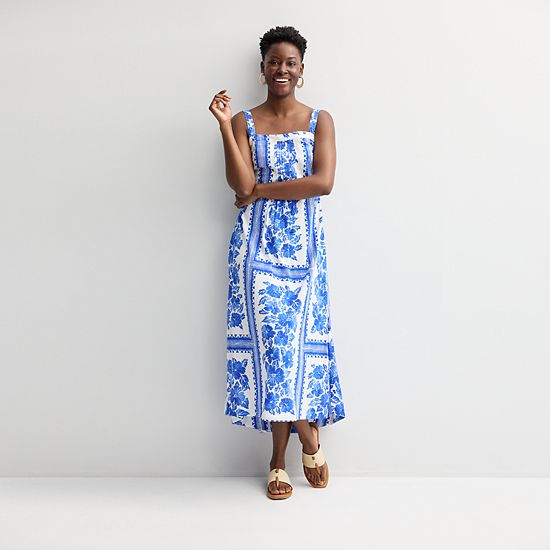  Women's Sonoma Goods For Life® Pintuck Tank Maxi Dress